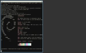 Abbildung 1: Unter Ubuntu und Debian müssen Sie Niri zwar selbst kompilieren, doch das klappt selbst unter Debian 12 Stable meist problemlos.