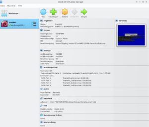 Abbildung 1: Virtualbox eignet sich gut zum Virtualisieren von TrueNAS Scale.