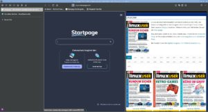 Abbildung 2: Als Besonderheit offeriert Zen Browser eine geteilte Ansicht zweier oder mehrerer Tabs.