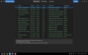 Abbildung 3: Der Package Manager wirkt zwar optisch veraltet, hat aber alle n&ouml;tigen Funktionen an Bord.