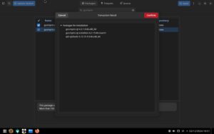 Abbildung 4: Abh&auml;ngigkeiten zieht der Nobara Package Manager automatisch nach.