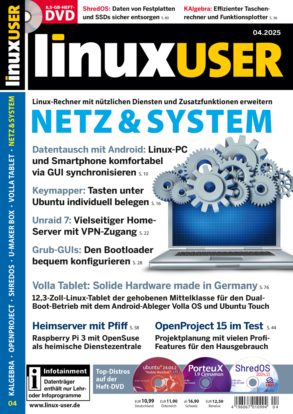 Heftcover LinuxUser 04/2025