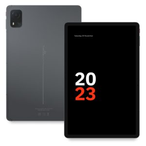 Abbildung 1: Das Volla Tablet ist schlicht, aber präzise gearbeitet und trägt auf der Rückseite den Schriftzug von Volla.