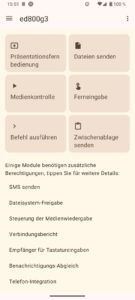 Abbildung 2: KDE Connect bietet erheblich mehr Möglichkeiten als das bloße Übertragen von Daten.