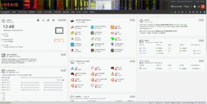 Abbildung 2: Das überarbeitete Dashboard bietet einen guten Überblick über die verwendeten Ressourcen sowie den Zustand der vorhandenen VMs und Docker-Container.