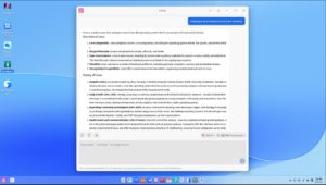 Abbildung 2: Die Frage nach der Historie von Linux beantwortet das LLM auch mit dem Test-Account gut gegliedert und ausführlich.