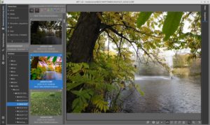 Abbildung 2: Mit dem <span class="ui-element">Inspektor</span> als Teil der Dateiverwaltung blättern Sie schnell ganze Verzeichnisse mit Fotos in der Vollbildansicht durch.