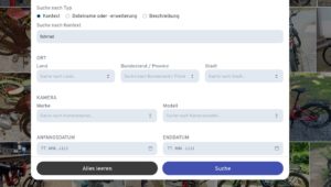 Abbildung 2: Die erweiterte Suche erlaubt &uuml;ber Filter das Eingrenzen der Ergebnisse. K&uuml;rzlich wurden auch Tags und Beschreibungen mit einbezogen.