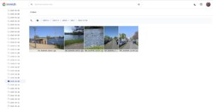 Abbildung 7: Nach einem k&uuml;rzlichen Update lassen sich in der Ordneransicht ein oder auch mehrere Bilder bearbeiten. Sie k&ouml;nnen Datum und Ort editieren sowie die Fotos herunterladen, archivieren und l&ouml;schen.