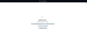Abbildung 7: Eine Aufgabe lässt sich in den Hintergrund verschieben oder abbrechen. Eine weitere Option führt zurück zum Assistenten.
