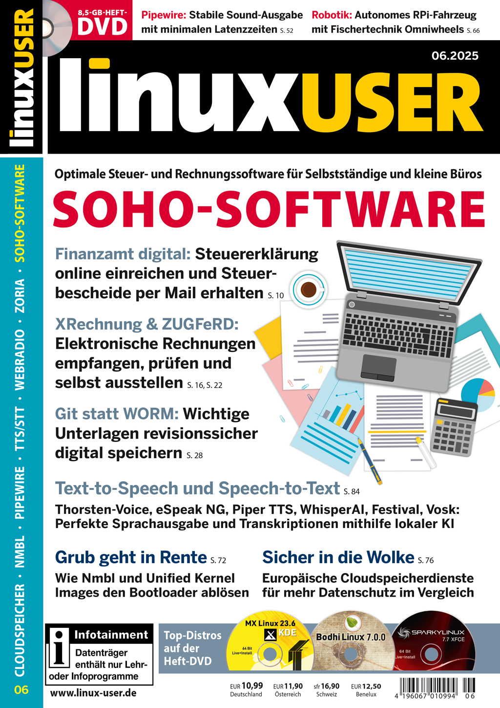 Heftcover LinuxUser 06/2025
