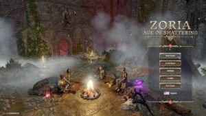 Abbildung 1: &Uuml;ber den Startbildschirm legen Sie mit einem neuen Spiel los, laden abgespeicherte Spielst&auml;nde und nehmen Einstellungen vor.