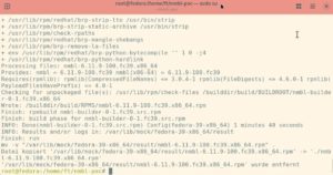 Abbildung 4: Nmbl wird zunächst auf der Basis des aktuell gestarteten Kernels gebaut. Am einfachsten gelingt das mit Fedora 39, worauf das Make-Skript zugeschnitten ist.