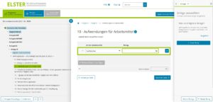 Abbildung 4: In <span class="ui-element">Mein ELSTER</span> füllen Sie Ihre Einkommensteuererklärung digital aus. Auch Belege reichen Sie digital ein.