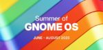 Logo des Wettbewerbs Summer of GNOME OS.
