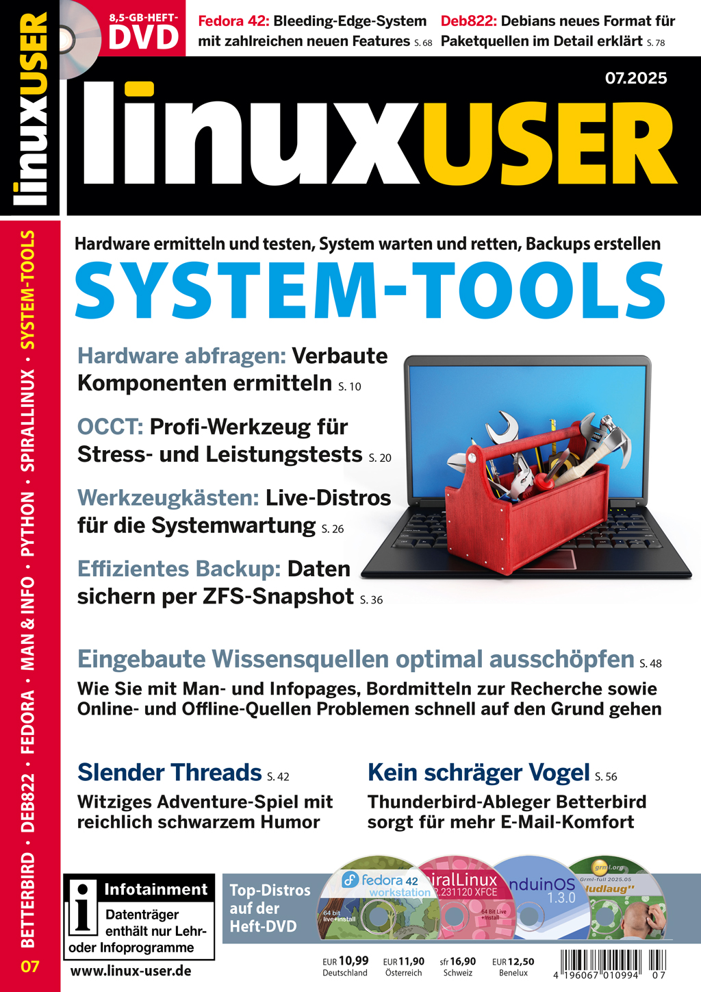 Heftcover LinuxUser 07/2025