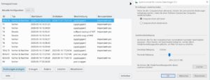 Abbildung 2: Windows kennt die unter Windows 10 (rechts) <span class="ui-element">Systemschutz</span> genannten Wiederherstellungspunkte schon deutlich länger als OpenSuse (links).