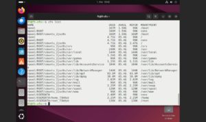 Abbildung 3: So sieht die Auflistung der einzelnen Boot- und Root-Pools und der Einhängepunkte gleich nach der Installation aus.