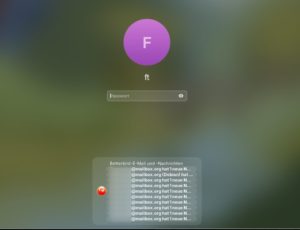 Abbildung 4: Bereits beim Einloggen in Fedora 42 zeigt Betterbird ungelesene E-Mails und die entsprechenden Konten an.