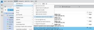 Abbildung 5: Im Menü aktivieren Sie auf Wunsch eine zweizeilige Ansicht der Mails in Ihrem Posteingang, in der die Inhalte besser zu erkennen sind, ohne die Mail zu öffnen.