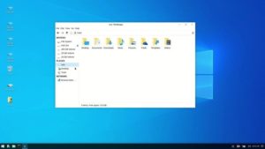 Abbildung 8: Was aussieht wie Microsoft Windows 10, ist tatsächlich Kali Linux mit Tarnkappe.