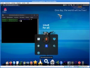 Abbildung 9: Der Desktop von Emmabuntüs lehnt sich eindeutig an frühere macOS-Versionen an.