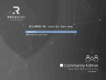 Startbildschirm Relianoid 7.7