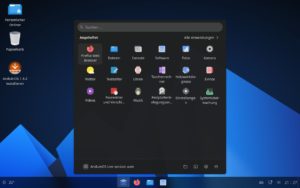 Abbildung 1: Der Desktop von AnduinOS ist optisch ansprechend und elegant.