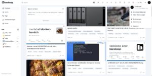 Abbildung 5: Hinter dem Button ganz rechts verbergen sich die Einstellungen für Benutzer und Admin sowie für das Bereinigen und den Dunkelmodus.