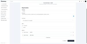 Abbildung 9: Mit der Regel-Engine erstellen Sie Aktionen, die beispielsweise festlegen, was mit neuen Links geschehen soll.
