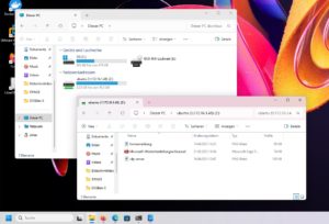 Abbildung 10: Wenn Sie einen Samba-Server einrichten, können Sie von Windows aus auf einen freigegebenen Ordner des Ubuntu-Rechners zugreifen.