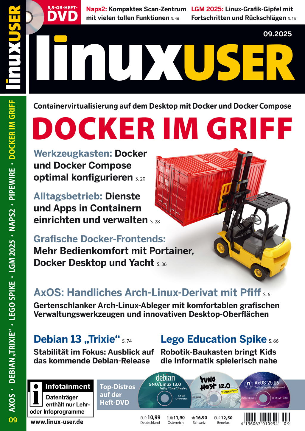 Heftcover LinuxUser 09/2025