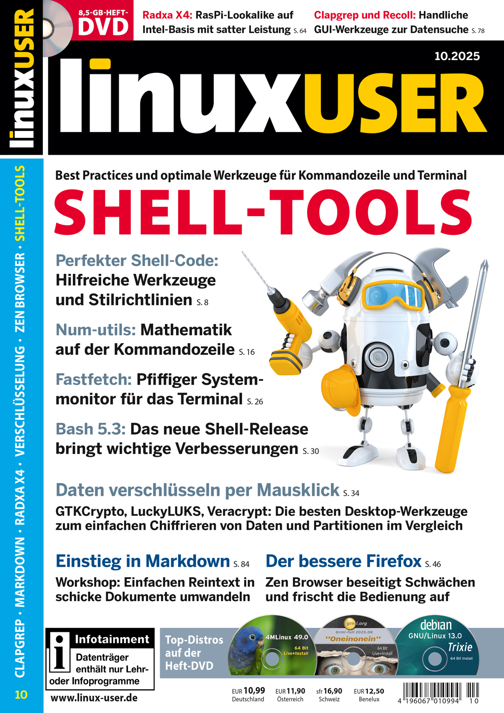 Heftcover LinuxUser 10/2025
