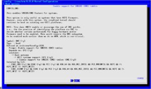 Abbildung 1: Kernel-Konfiguration f&uuml;r ARM mit Zugriff auf SMBIOS.