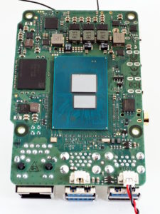 Abbildung 2: Die Unterseite des Radxa X4 mit der Intel-N100-CPU.