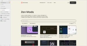 Abbildung 3: Mithilfe der Zen-Mods passen Sie den Browser sehr detailliert an Ihre Bedürfnisse an.