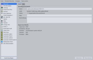 Abbildung 11: Der Virt-Manager bietet zwar keine komfortable Einrichtungsfunktion f&uuml;r Distributionen, jedoch eine leistungsf&auml;hige Konfigurationsfunktion f&uuml;r virtualisierte Hardwarekomponenten bestehender Maschinen.