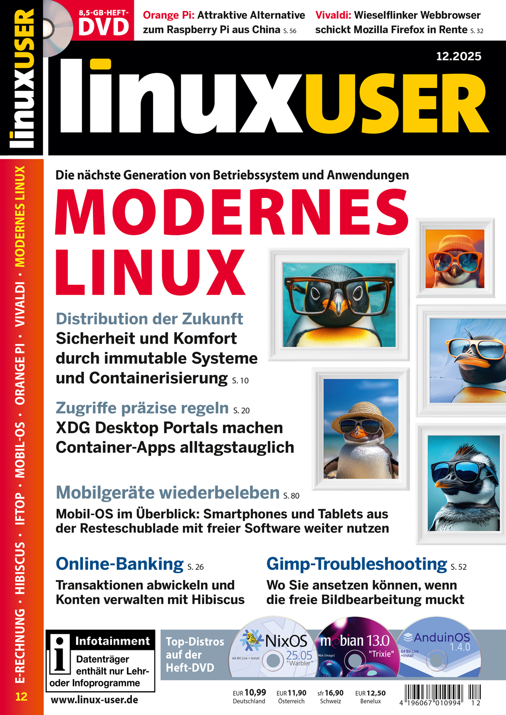 Heftcover LinuxUser 12/2025