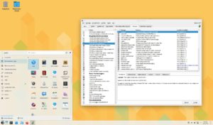 Abbildung 1: Leap&nbsp;16 schneidet alte Z&ouml;pfe ab: Der Desktop-Hintergrund ist nicht mehr gr&uuml;n, YaST geh&ouml;rt zum alten Eisen. Die Softwareverwaltung &uuml;bernimmt das neue Programm Myrlyn.