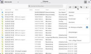 Abbildung 1: Mit Roger Router binden Sie Ihre Fritzbox direkt auf dem Linux-Desktop ein und behalten alle Telefoniefunktionen stets im Blick.