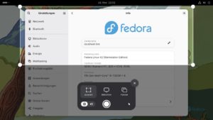 Abbildung 2: F&uuml;r das Erstellen von Screenshots greift Gradia auf die funktionell sehr limitierte Screenshot-Funktion von Gnome zur&uuml;ck.