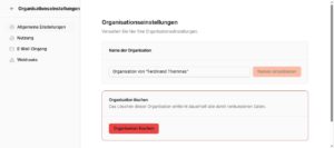 Abbildung 2: Papra nutzt sogenannte Organisationen, um Dokumente innerhalb von Teams, Familien oder Unternehmen zu strukturieren.