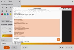 Abbildung 4: Gradia erlaubt es unter anderem, Anmerkungen zu verfassen, sensible Bildbereiche zu verpixeln und Texte aus Screenshots via OCR zu extrahieren.