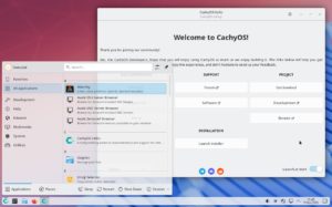 Abbildung 1: CachyOS nutzt standardm&auml;&szlig;ig ein weitgehend unverbasteltes KDE Plasma.