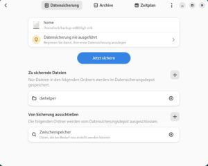 Abbildung 2: Das primäre Programmfenster fasst alle notwendigen Optionen zusammen und gestattet deren Modifikation.