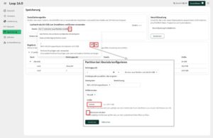 Abbildung 2: Etwas versteckt bietet der neue Installer in der Zeile <span class="ui-element">Details</span> die M&ouml;glichkeit, vorgeschlagene Partitionen zu l&ouml;schen oder deren Gr&ouml;&szlig;e anzupassen.