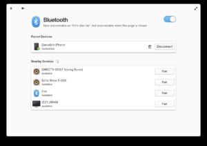 Abbildung 4: Den früheren Fehler des beim Verbinden von Bluetooth-Geräten einfrierenden Sperrbildschirms haben die Entwickler beseitigt.