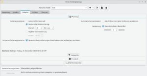 Abbildung 5: Auch in Vorta fällt die Konfiguration der Datensicherung selbsterklärend aus.