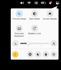 Abbildung 6: Die überarbeiteten Quick Settings gestatten einen flotten Kontowechsel.