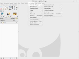 Abbildung 1: Gimp bietet verschiedene Werkzeuge zum Freistellen an. Die Wahl des richtigen Tools hängt vom Motiv und der Beschaffenheit des Hintergrunds ab.